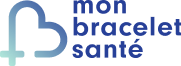 Logo Mon bracelet Santé Degrade bleu vert MBS